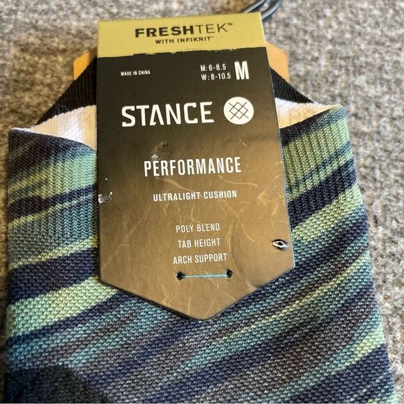 Stance unisex Slant Tab socks MD (US Men's Shoe 6-8.5, Women's Shoe 8-10.5) new - Picture 3 of 9